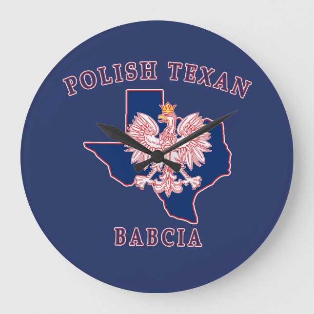 Relógio Grande Polonês Texan Babcia (Frente)