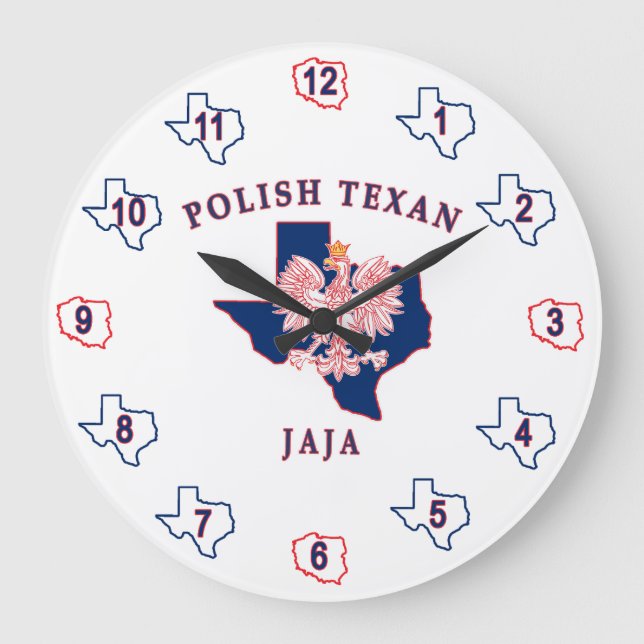 Relógio Grande Polonês Texan Jaja (Frente)