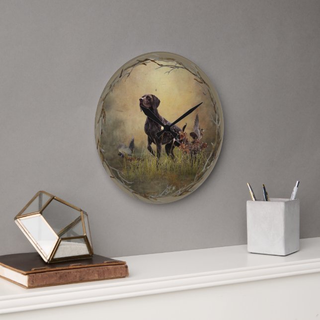 Relógio Grande Ponteiro alemão Shorthired (Escritório)