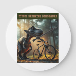 Relógio Grande Poor Bicycle