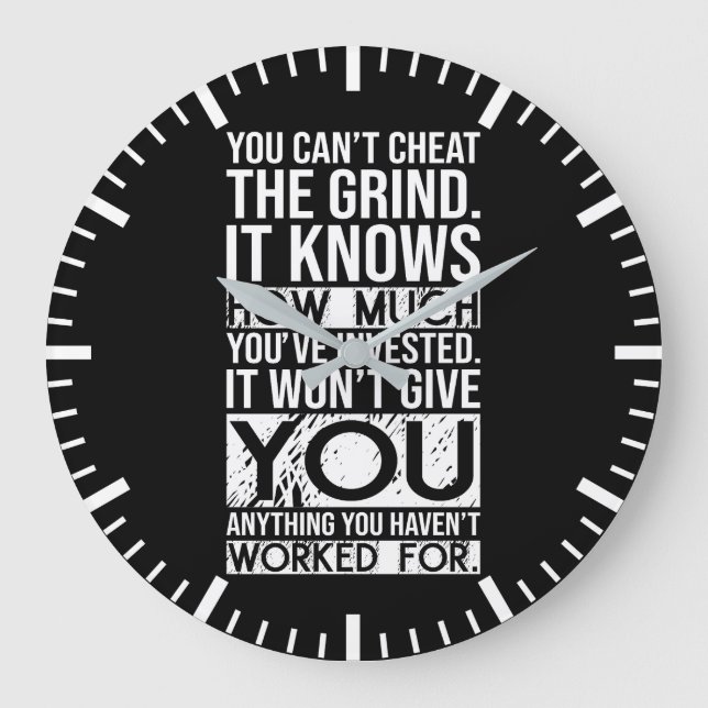 Relógio Grande Por Trás De Cada Homem Bem-Sucedido Está A Esposa  (Frente)