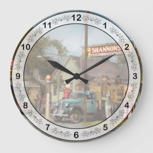 Relógio Grande Posto de Gasolina - Gasolinas super de Shannon 193