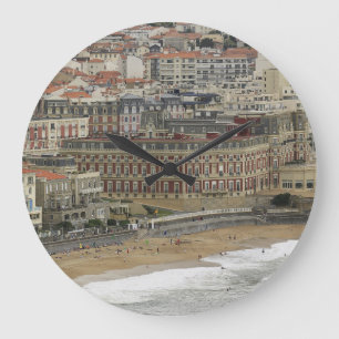 Relógio Grande praia de Biarritz, arquitetura Belle Époque.