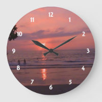 Praia Romântica do Oceano Sunset Havaiano