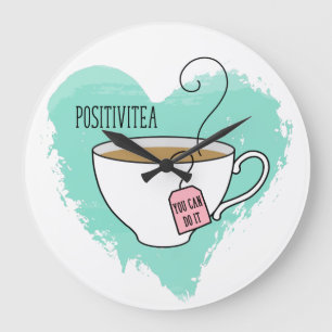Relógio Grande Presente bonito de Positivitea para a graduação,