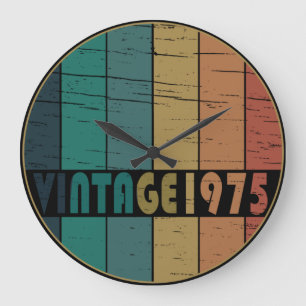 Relógio Grande Presente de aniversário vintage nascido em 1975