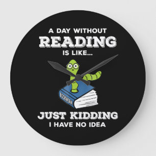 Relógio Grande presente de literatura encantadora de leitura de l