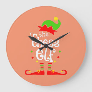 Relógio Grande presente de natal de amigo da família de elf xmas