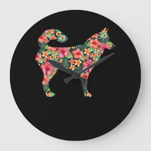 Relógio Grande Presente de siberiana boreal  Bonito presente para