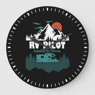 Relógio Grande Presente de Viagem de Férias do Piloto RV Camping