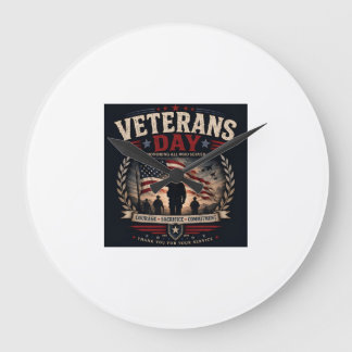 Relógio Grande Presente para Veterano Militar - Apreciação de Vet