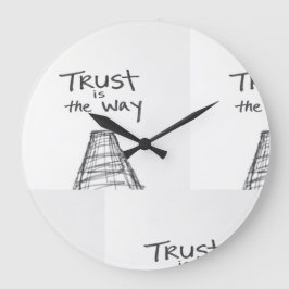 RELÓGIO GRANDE PRESENTE PERFEITO POR ALGUÉM COM OBJETIVO NA VIDA