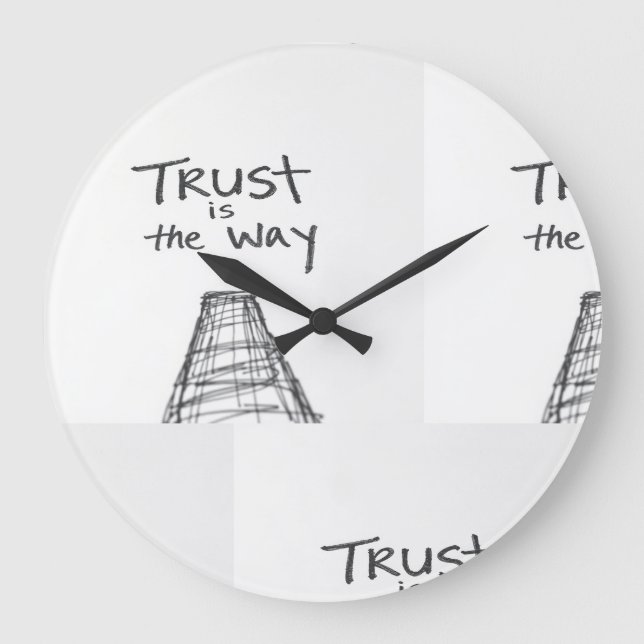 RELÓGIO GRANDE PRESENTE PERFEITO POR ALGUÉM COM OBJETIVO NA VIDA (Frente)