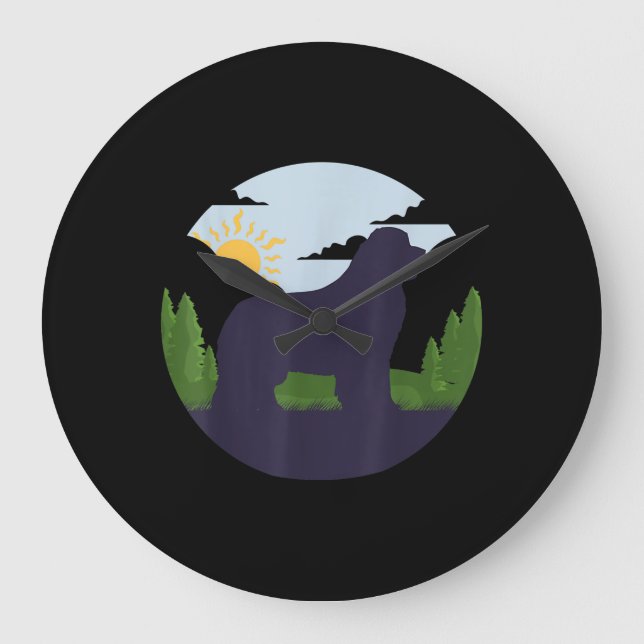 Relógio Grande Presentes Na Terra Nova Retroativa Para Mulheres,  (Frente)