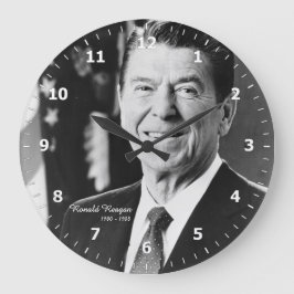 Relógio Grande President Ronald Reagan Clock