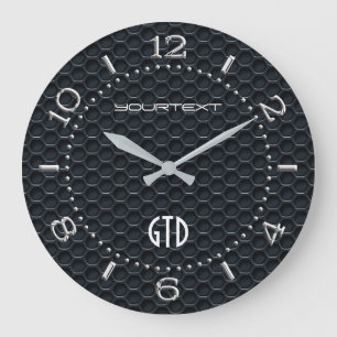 Relógio Grande Preto automotriz industrial personalizado das
