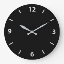 Preto com Cinza de prata - Contemporâneo minimalis