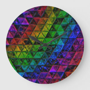 Relógio Grande Pride Glass