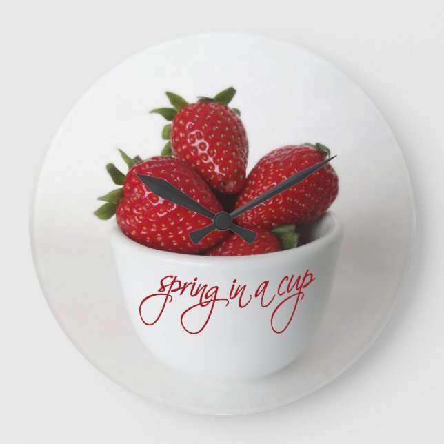 Relógio Grande primavera em um copo (Frente)