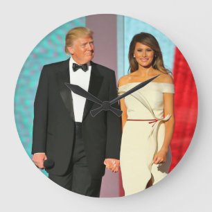 Relógio Grande Primeiramente casal Donald e inauguração do trun