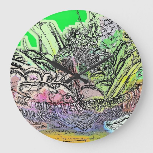 RELÓGIO GRANDE PRODUTOS HORTÍCOLAS (Frente)