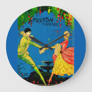 Relógio Grande Programa Teatro Fulton 1927 cobrir art