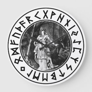 Relógio Grande Protetor de Freya