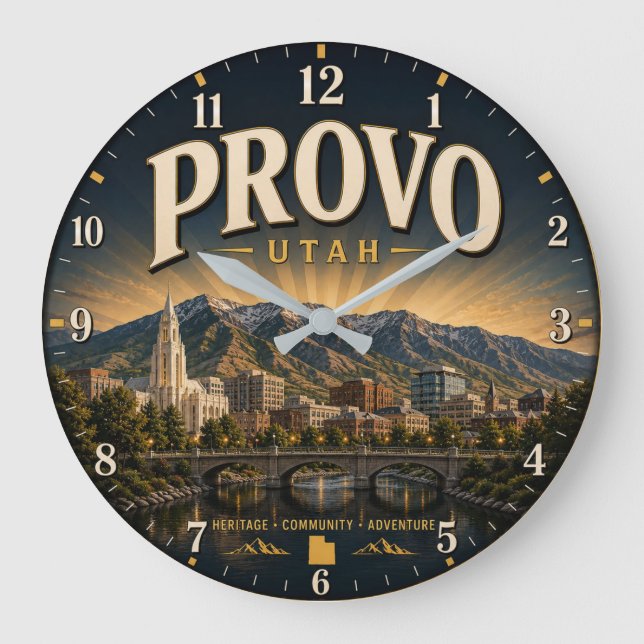 Relógio Grande Provo Utah  (Frente)
