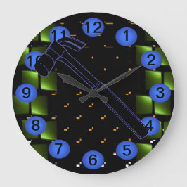 Relógio Grande Pulso de disparo 12 da oficina da construção da