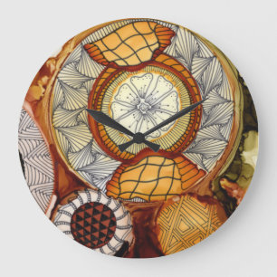 Relógio Grande Pulso de disparo acrílico redondo da máquina do