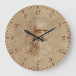 RELÓGIO GRANDE PULSO DE DISPARO - ARTE, AUTO PROTRAIT DE LEONARDO