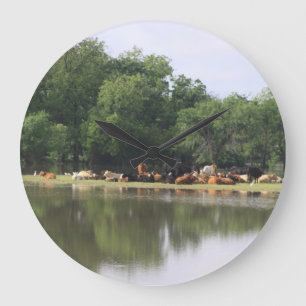 Relógio Grande Pulso de disparo da vaca