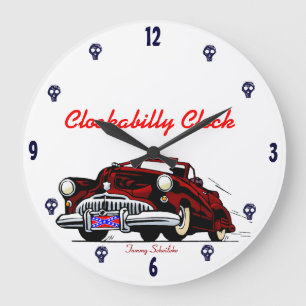 Relógio Grande Pulso de disparo de Clockabilly