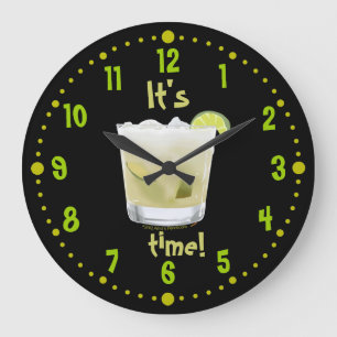 Relógio Grande Pulso de disparo de Coctail do brasileiro do tempo