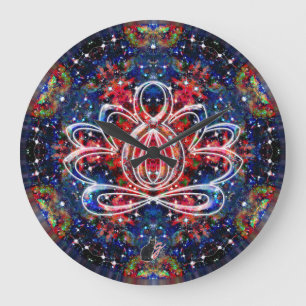 Relógio Grande Pulso de disparo de Lotus do zen da cintilação