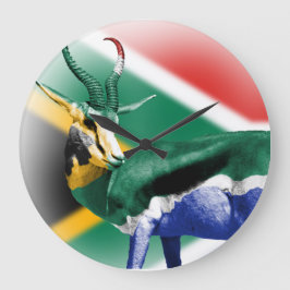 Relógio Grande Pulso de disparo de parede da bandeira do