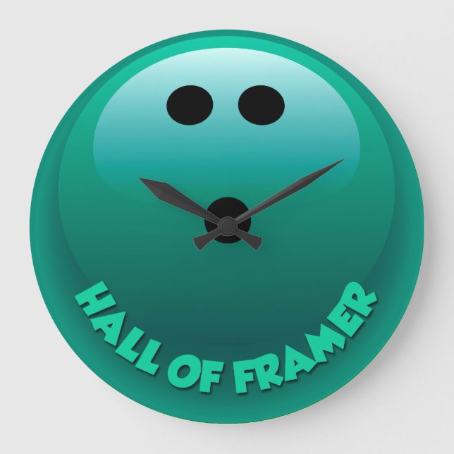 Relógio Grande Pulso de disparo de parede da boliche (Frente)