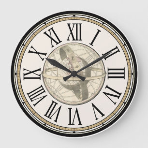 Relógio Grande Pulso de disparo de parede da órbita planetária 