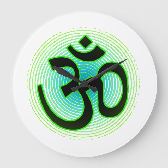 Relógio Grande Pulso de disparo de parede do OM (aum) (Frente)