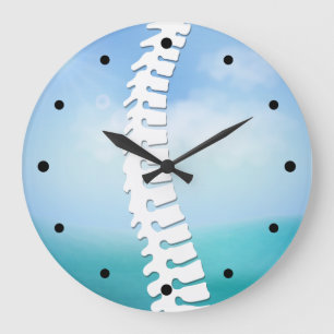 Relógio Grande Pulso de disparo de parede lateral do logotipo da