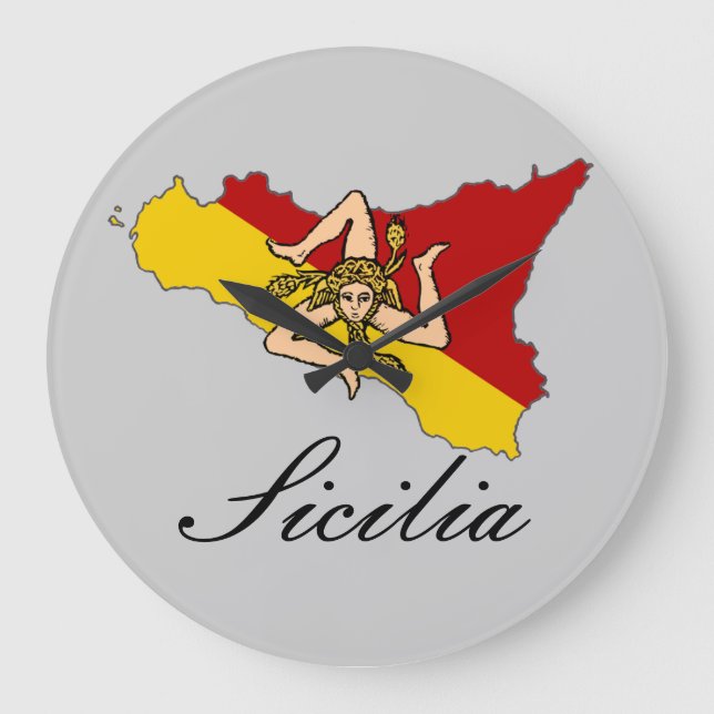 Relógio Grande Pulso de disparo de Sicília (Frente)
