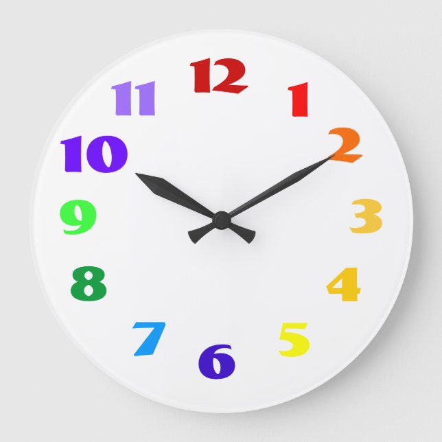 Relógio Grande pulso de disparo do arco-íris (Frente)