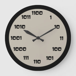 Relógio Grande Pulso de disparo do código binário