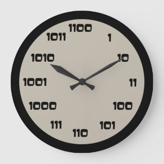 Relógio Grande Pulso de disparo do código binário