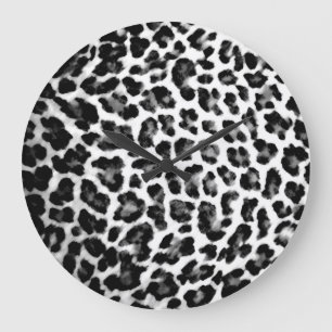 Relógio Grande Pulso de disparo do impressão do leopardo