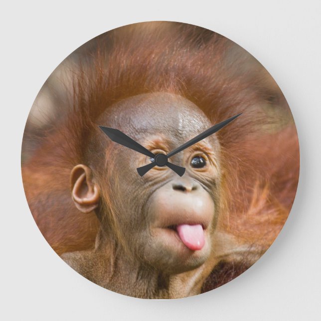 Relógio Grande Pulso de disparo do macaco (Frente)
