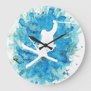 Relógio Grande Pulso de disparo do salto de esqui