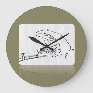 Relógio Grande Pulso de disparo do sapo