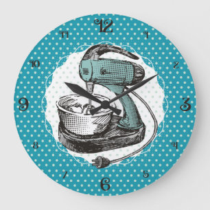 Relógio Grande Pulso de disparo feminino da cozinha do misturador