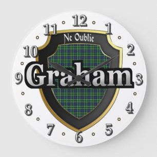 Relógio Grande Pulso de disparo ideal escocês do Tartan de Graha